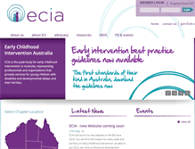 Tablet Screenshot of ecia.org.au